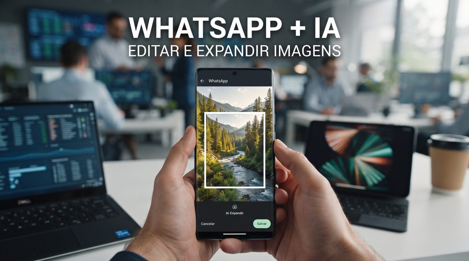 WhatsApp testa IA para editar e expandir imagens em 2026