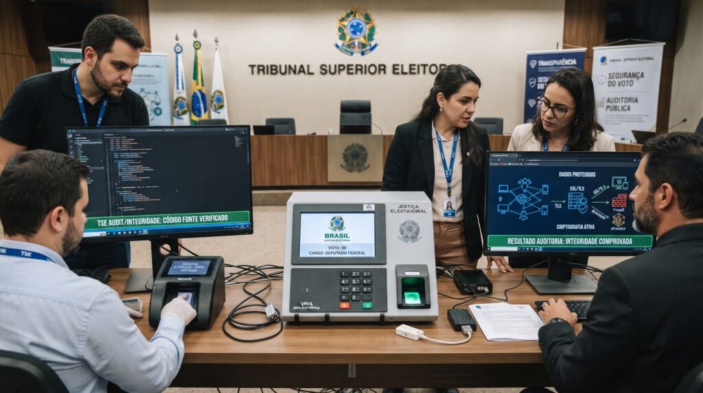 Mecanismos de segurança e auditoria da urna eletrônica