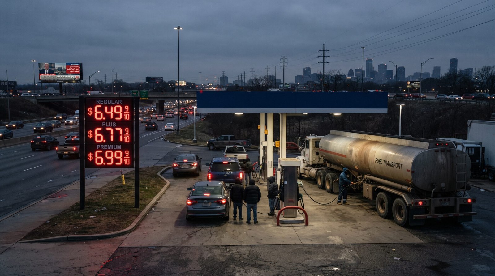 Gasolina mais cara nos Estados Unidos em 2026 devido à alta do petróleo