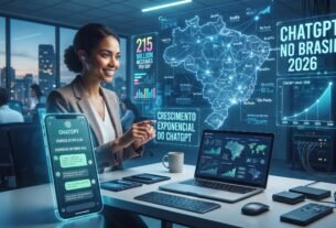 ChatGPT no Brasil com crescimento da inteligência artificial em 2026