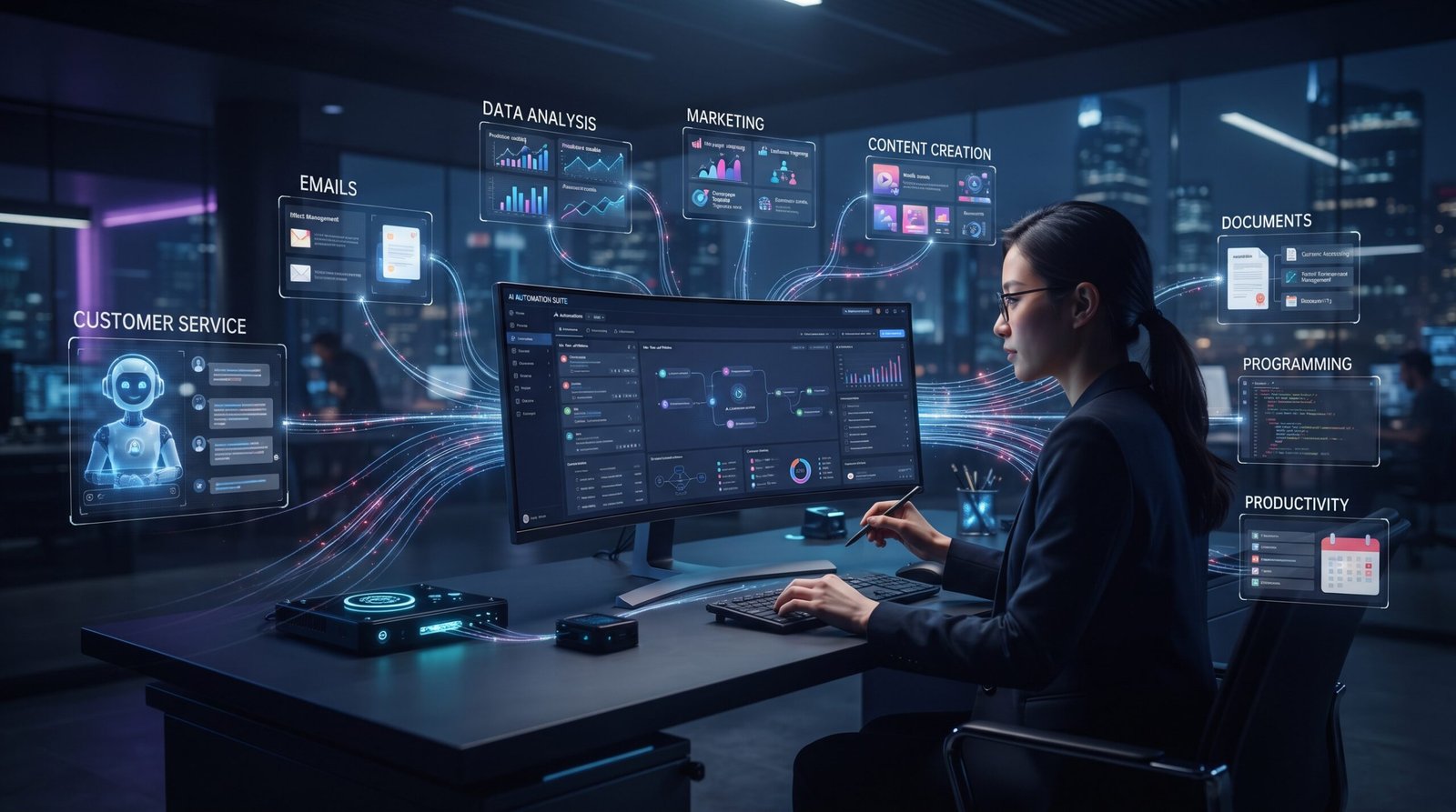 Automação com inteligência artificial em 2026