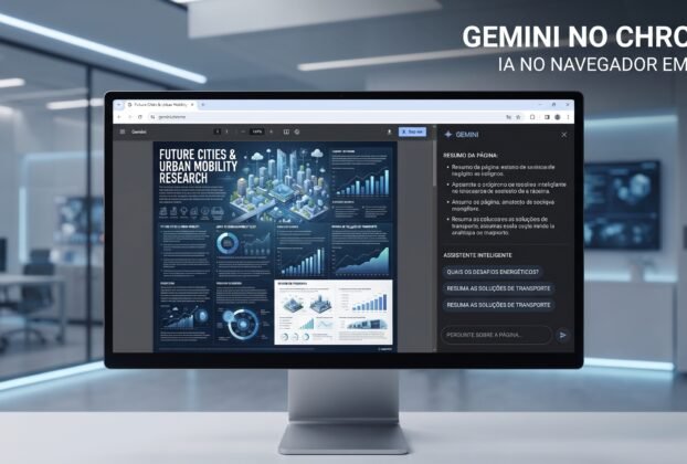 Gemini no Chrome com inteligência artificial integrada ao navegador