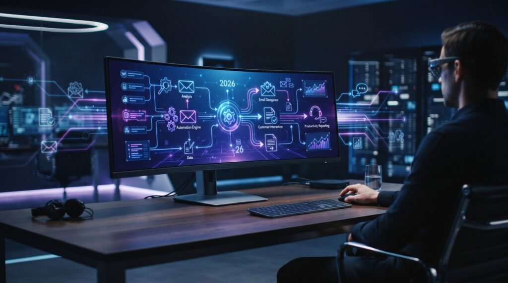 Automação com inteligência artificial em 2026