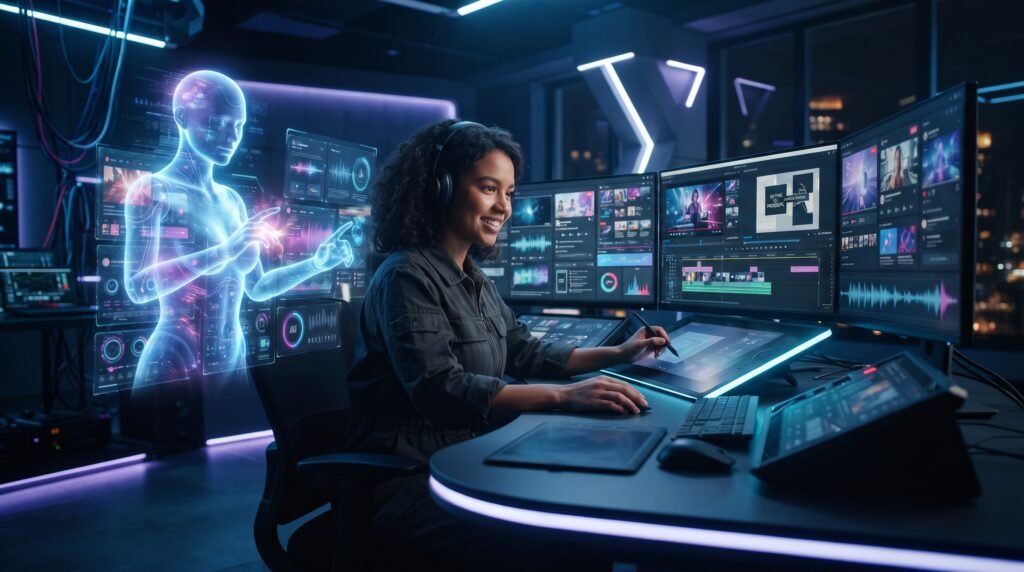 Futuro da criação de conteúdo com inteligência artificial
