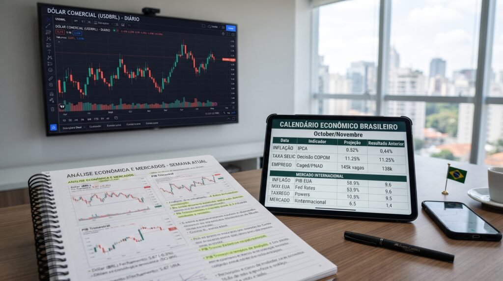Calendário econômico pode influenciar o dólar nos próximos dias
