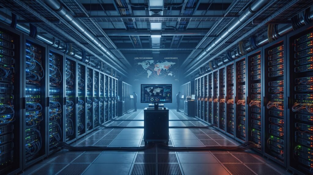 Data center representa a disputa tecnológica entre EUA e China pela inteligência artificial