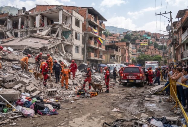 Terremoto na Colômbia de magnitude 7,4 em 2026