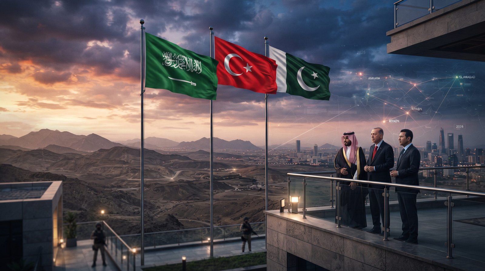 Arábia Saudita, Turquia e Paquistão fazem pacto de defesa