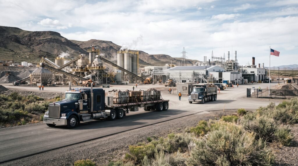 Cadeia de suprimentos de minerais estratégicos nos Estados Unidos