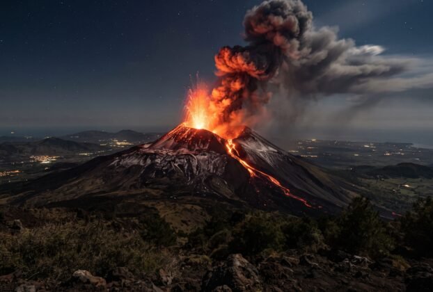 Vulcão Etna entra em erupção na Itália em 2026