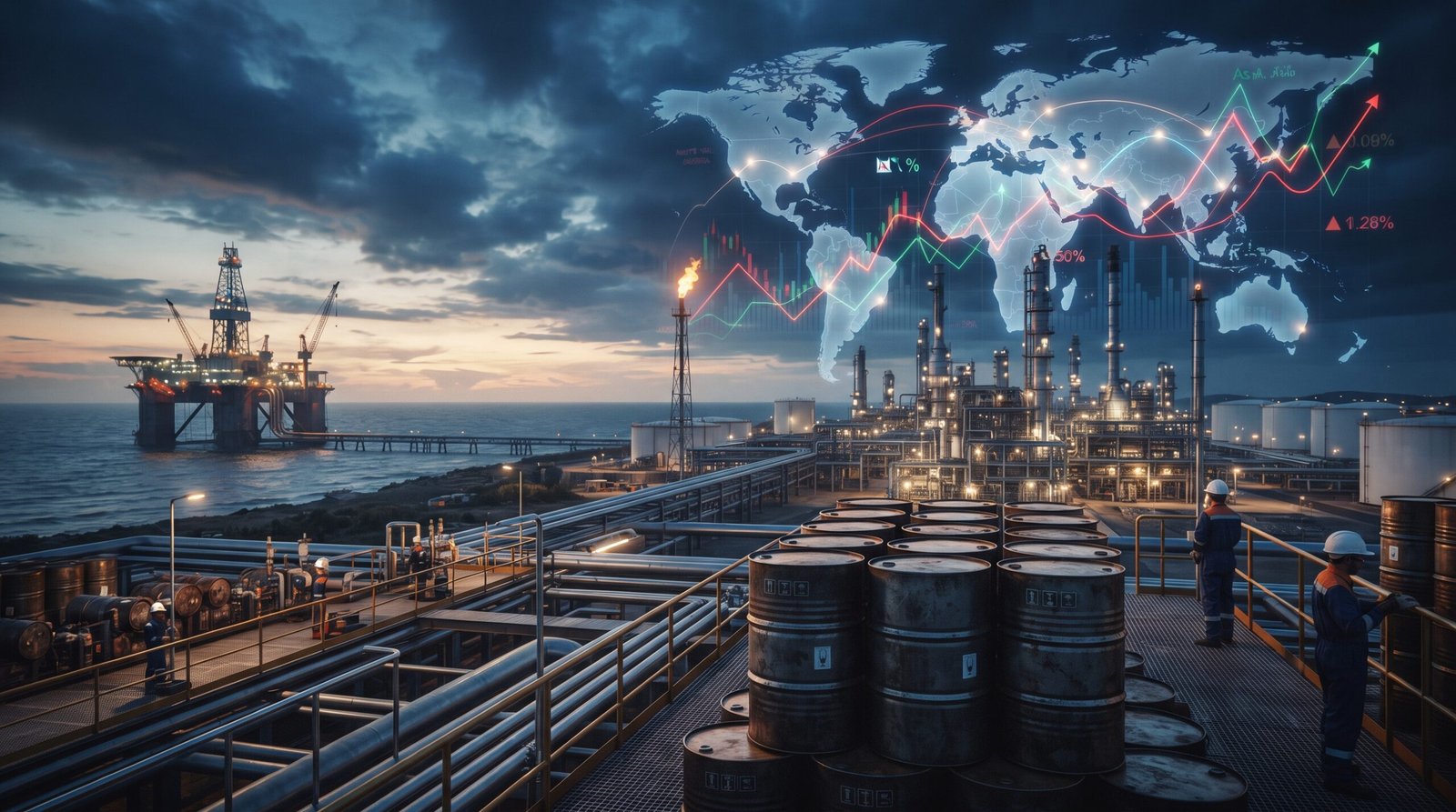 Crise do petróleo em 2026 e impactos na economia global