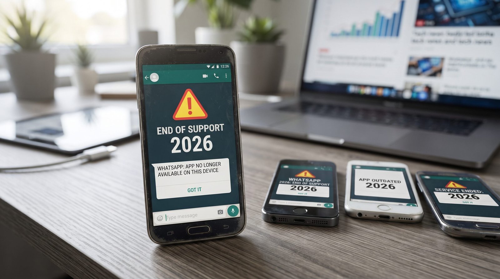 WhatsApp vai parar de funcionar em celulares antigos em 2026