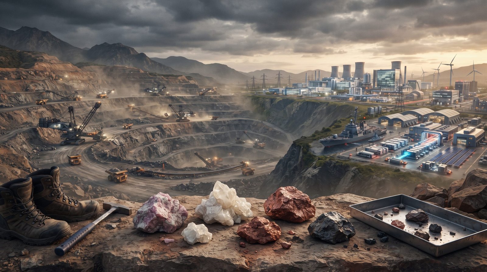 Estados Unidos investem em minerais críticos para fortalecer a indústria