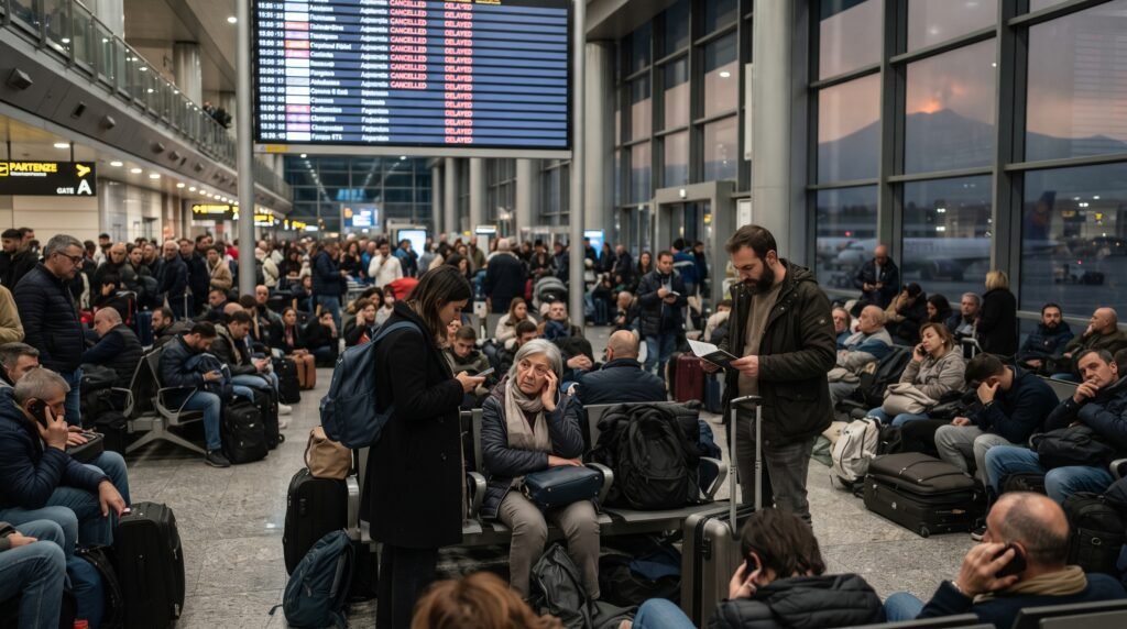 Aeroporto de Catania tem voos afetados pela erupção do Etna