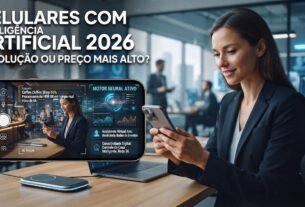Celulares com IA em 2026 usando inteligência artificial