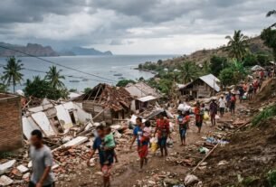 Terremoto de 7,7 na Indonésia provoca alerta de tsunam