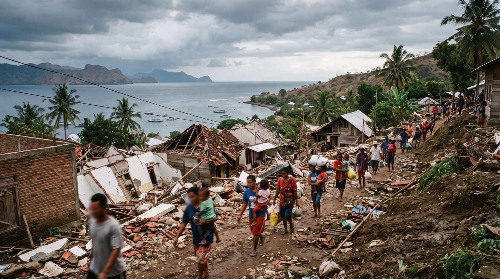 Terremoto de 7,7 na Indonésia provoca alerta de tsunam