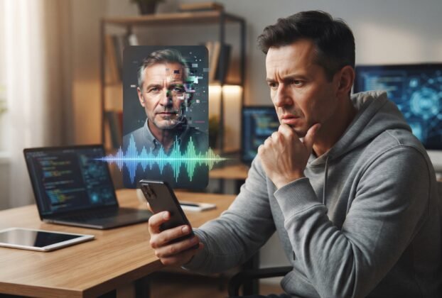 Golpes com IA usando deepfake e clonagem de voz