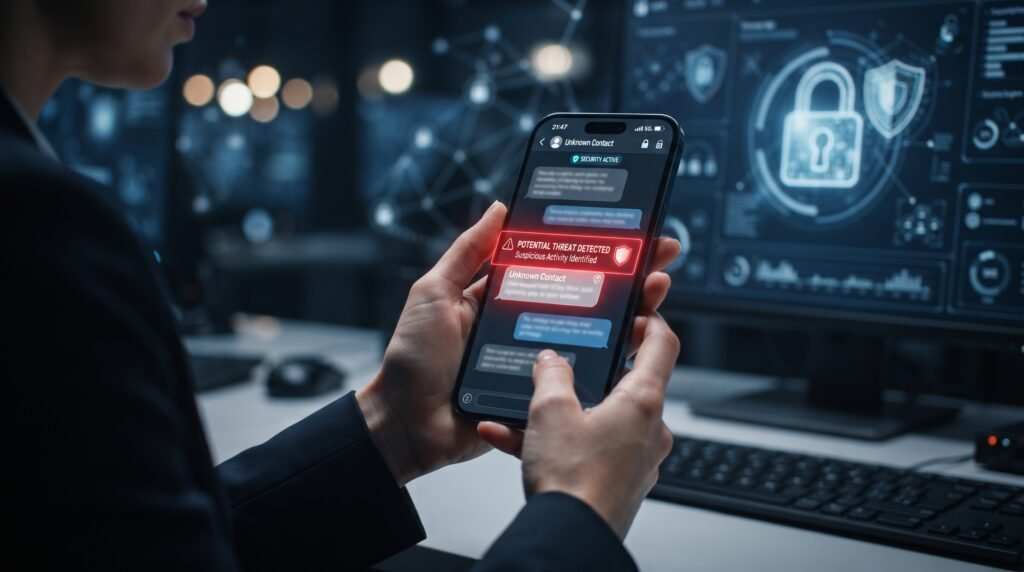 Golpes com IA no WhatsApp e alerta de mensagem suspeita