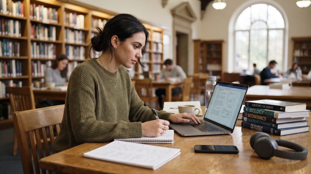 Notebook moderno usado para trabalho e produtividade