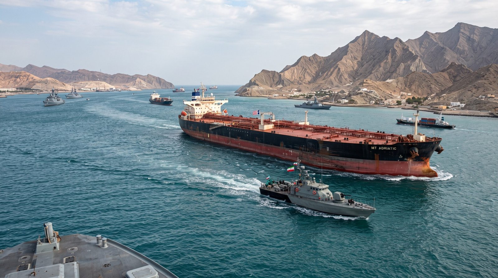 Estreito de Hormuz e transporte de petróleo em 2026