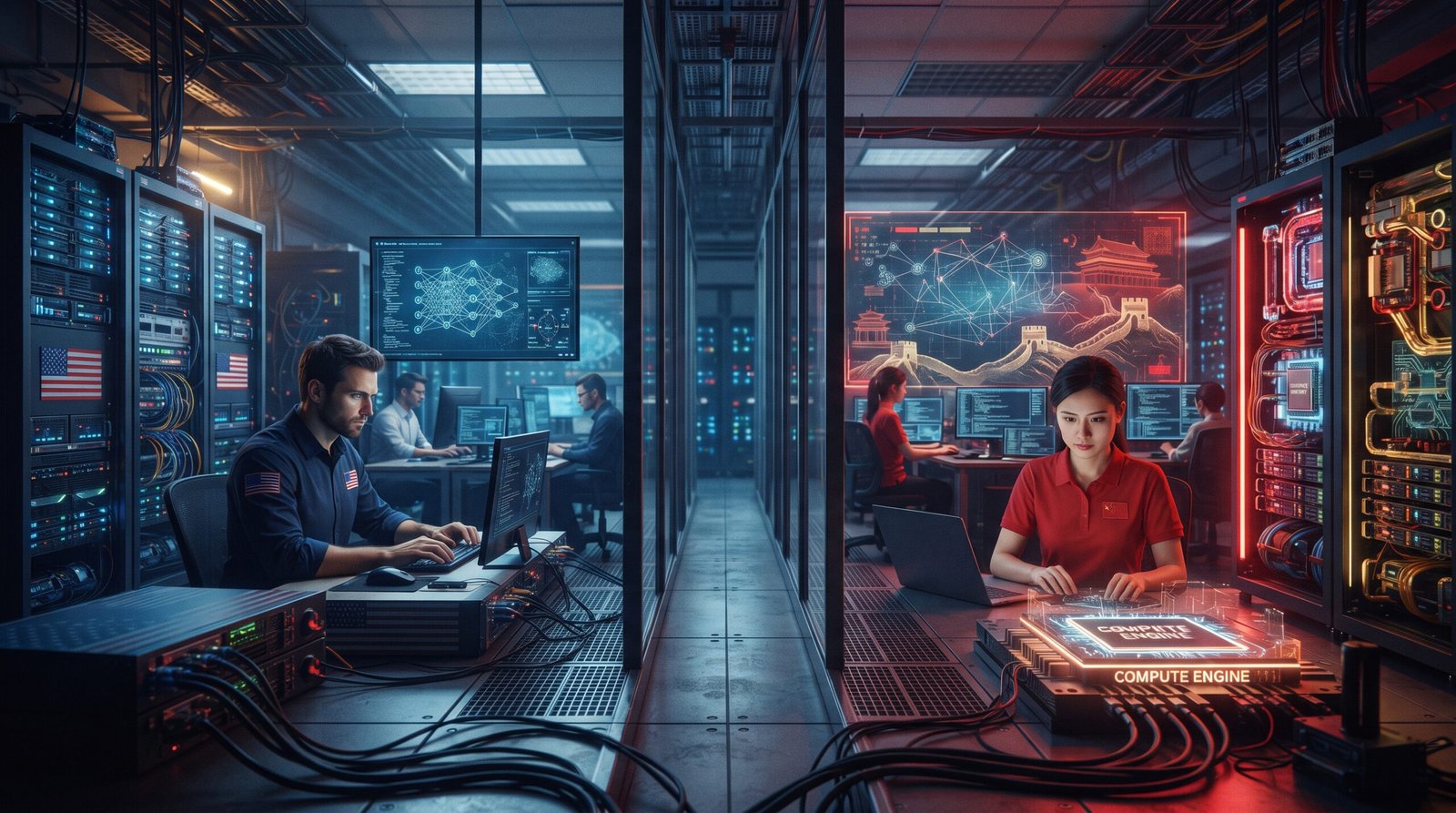 Estados Unidos e China disputam liderança mundial em inteligência artificial