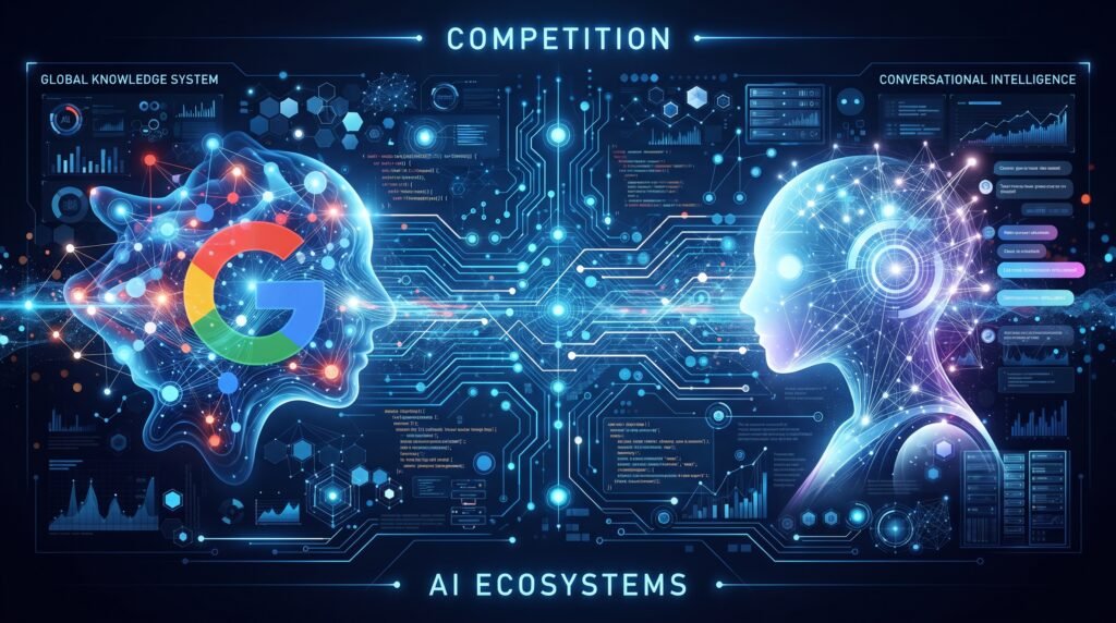 Gemini e ChatGPT disputam espaço no mercado de inteligência artificial em 2026