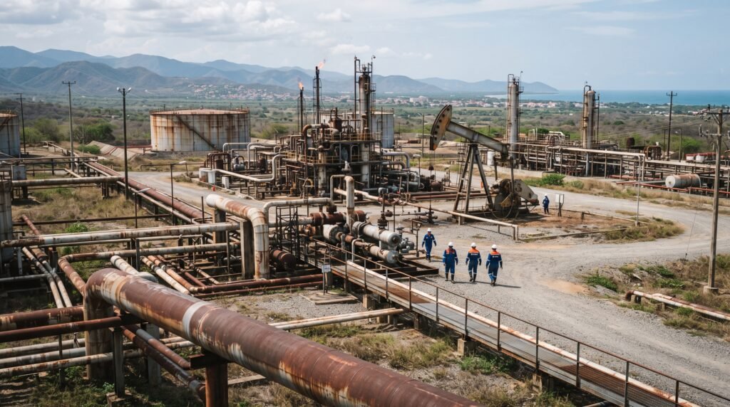 Produção de petróleo e infraestrutura da Venezuela
