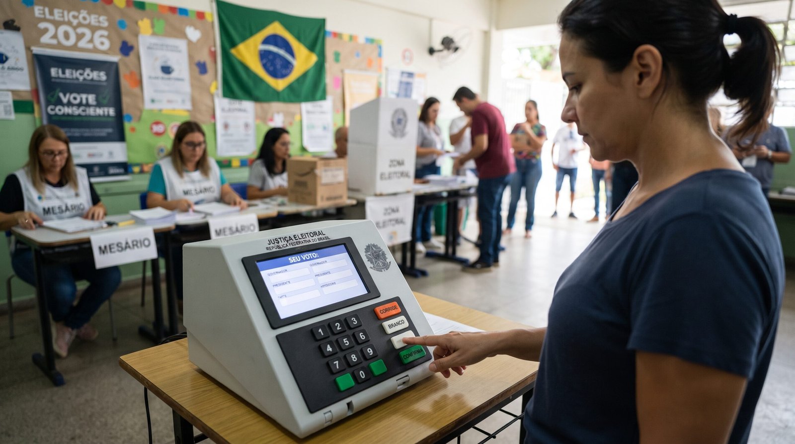 Urna eletrônica 2026