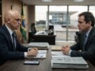 Moraes e Daniel Vorcaro em destaque após novas mensagens do caso Banco Master