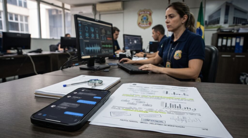 Mensagens encontradas no celular de Daniel Vorcaro são analisadas pela Polícia Federal